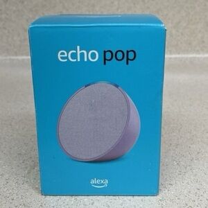 Amazon Echo Pop Purple Portable Smart Speaker with Alexa